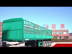 Hoog laadvermogen Dry Bulk Cargo Fence Semi-trailers met 4 assen en liftas