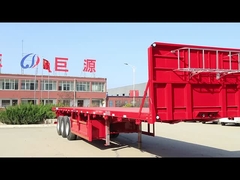 platte vrachtwagenaanhangwagen