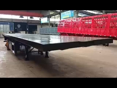 20ft 40ft Flat Bed Container Semi-trailer met 11.00R20 banden en betrouwbaar certificaat