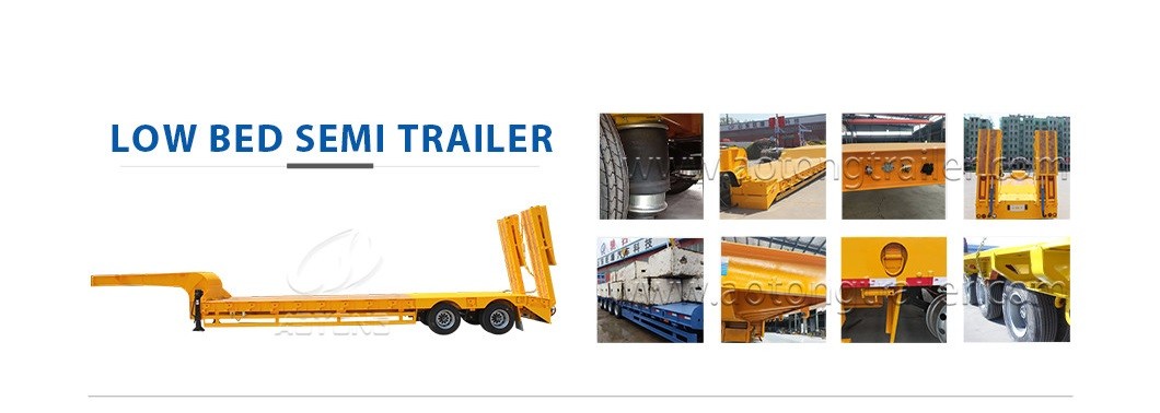 kwaliteit Semi-trailer met laag bed fabriek